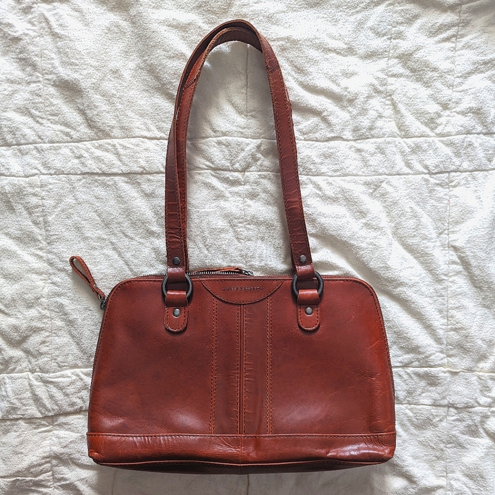 Spikes&Sparrow Brown Leather Purse
